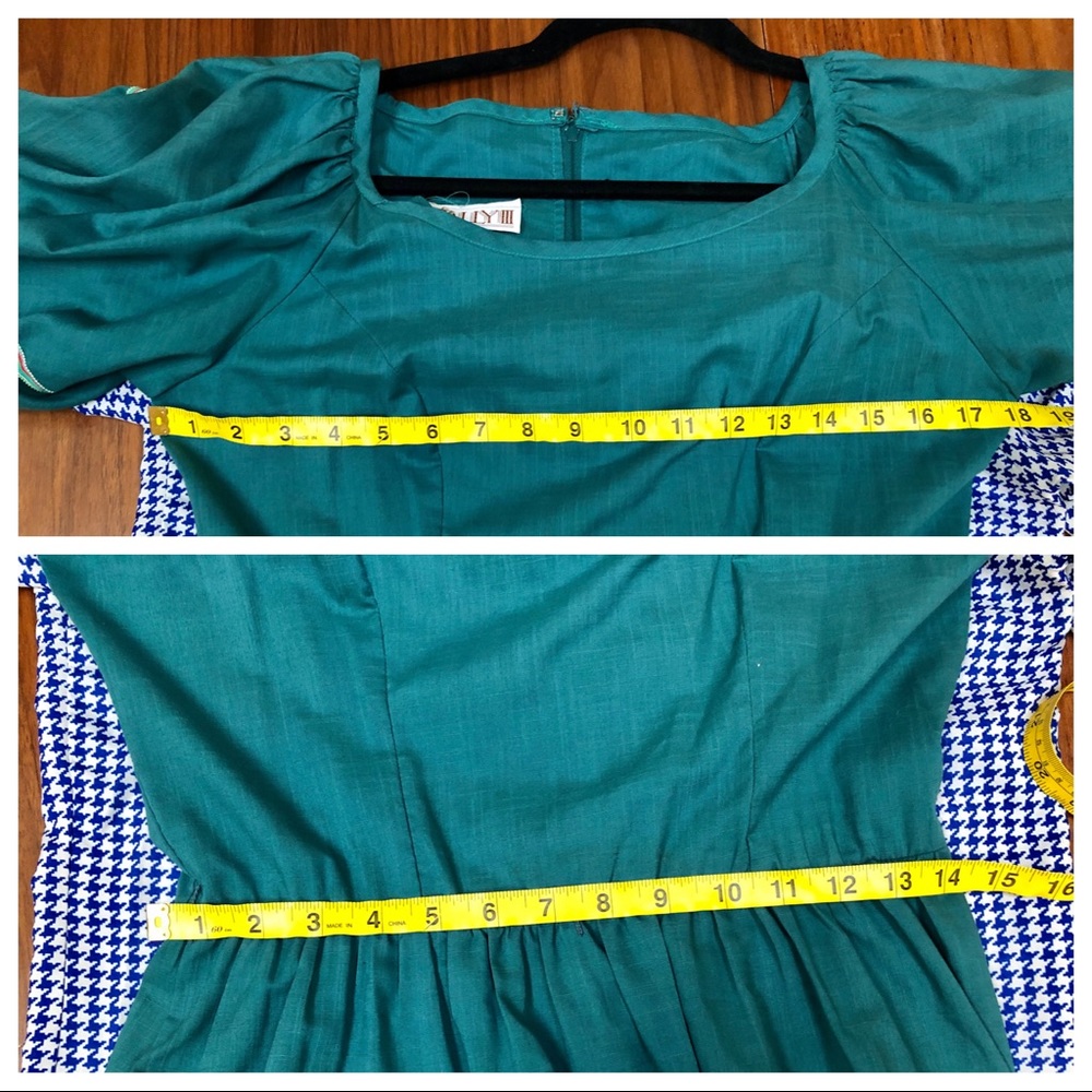 SOLD - Gorgeous vintage peasant dress - Picture 10 of 11